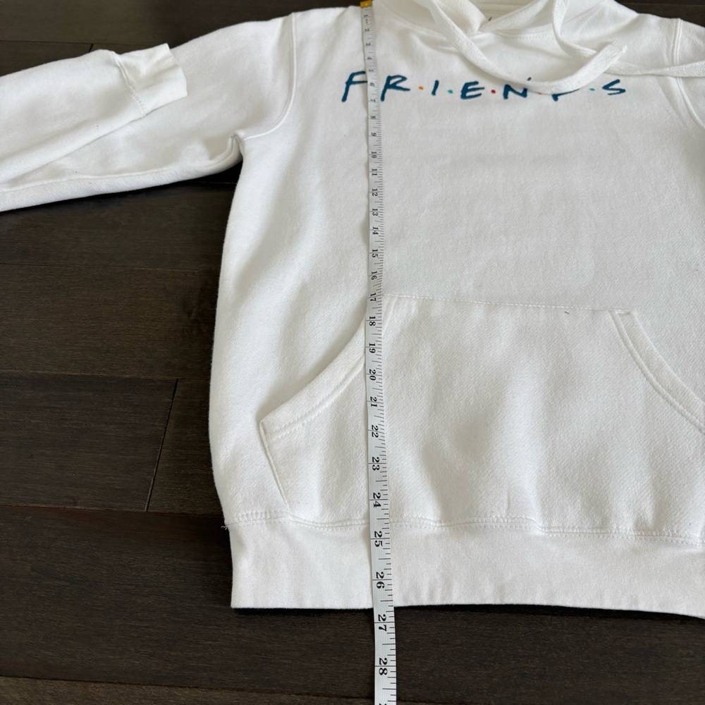 White Friends TV Show Logo Pullover Hoodie Sweatshirt
Oversized - Picture 6 of 6